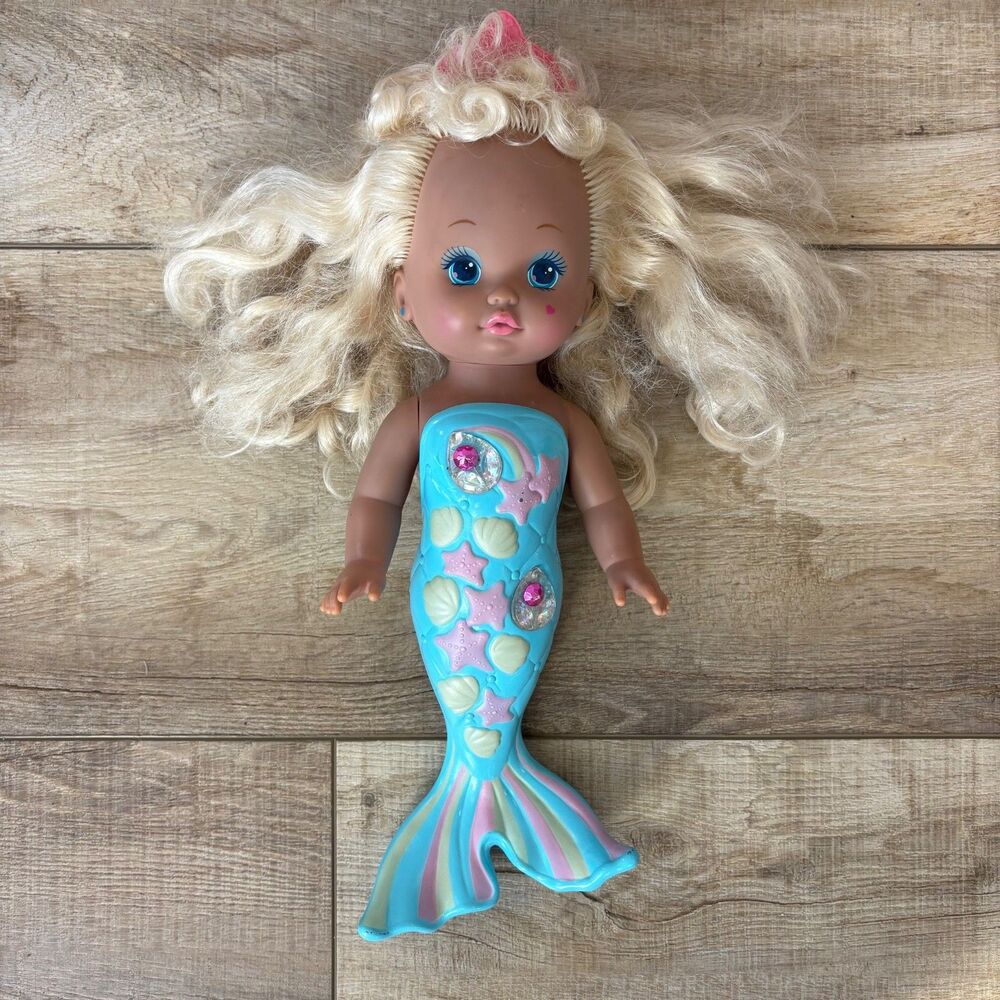 Vintage Little Lil Miss Singing Mermaid Doll Mattel 1991 Tested & Sound Working